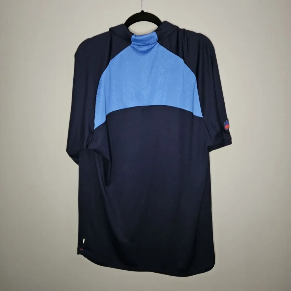 Reebok‎ NFL Tennessee Titans Polo Team PlayDry Performance Shirt Navy XL